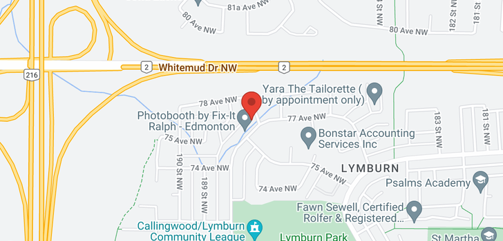 map of 7704 188 ST NW